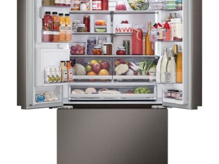 LG - 31 CF 3 Door French Door, Ice and Water with 4 Types of IceRefrigerators - LRYXS3106D For Sale