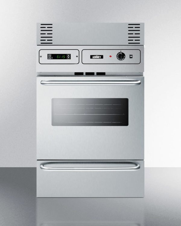 Summit - 24  Wide Electric Wall Oven | TEM788BKW Online now