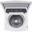 Midea - 4.1 CF Top Load Washer, Agitator, Stainless TubWash Machines - MLTW41A1BWW Hot on Sale