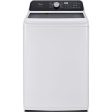 Midea - 4.5 CF Top Load Washer, Impeller, Stainless TubWash Machines - MLTW45M4BWW Hot on Sale