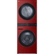 LG - 4.5 CF   7.4 CF Electric Washtower with Center Control, TurboSteamLaundry Centers - WKEX200HRA on Sale