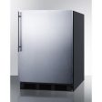 Summit 24  Wide Refrigerator-Freezer, ADA Compliant [CT663BKSSHVADA] Online Hot Sale