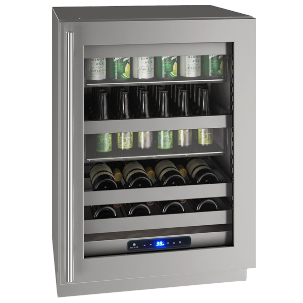 U-Line - 24  5 Class Slide & Secure™ Dual-Zone Beverage Center - HBD524 Sale