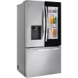 LG - 26 CF 3 Door French Door, InstaView Edge to Edge Only, Ice & Water Dispenser Refrigerators - LRFOC2606S Discount