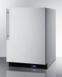 Summit - 24  Wide Built-In All-Freezer With Icemaker | [SCFF53BXCSSHVIM] Supply