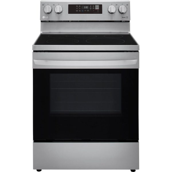 LG - 6.3 CF   30  Electric Range, Convection, Air Fry, ThinQRanges - LREL6323S For Sale