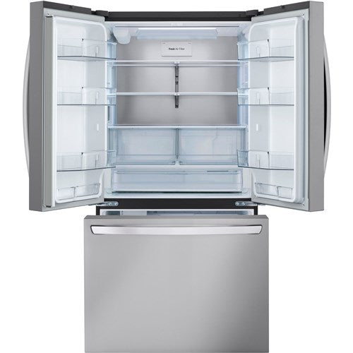 LG - 27 CF Counter-Depth 3 Door French Door with Internal Water DispenserRefrigerators - LRFLC2706S Cheap