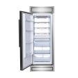 FORNO - 32  Maderno Right Swing Convertible Refrigerator Freezer Built-In with Decorative Grill Trim, 13.6 cu.ft. Stainless Steel Online now