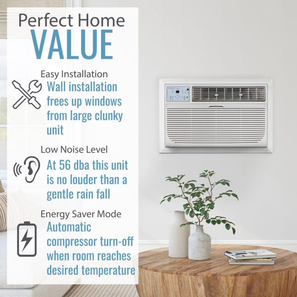 Keystone - 10,000 BTU Through the Wall Air Conditioner,EStar,230V, R32 Thru-the-Wall - KSTAT10-2D Hot on Sale