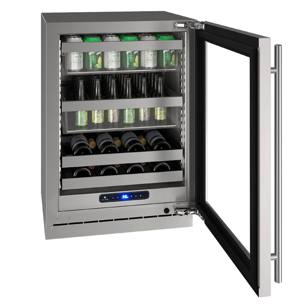 U-Line - 24  5 Class Slide & Secure™ Dual-Zone Beverage Center - HBD524 Sale