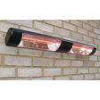 Commercial Restaurant 240V Wall Mount Electric Patio Heater by SUNHEAT- 3000W- Black - WL-30B Online Hot Sale