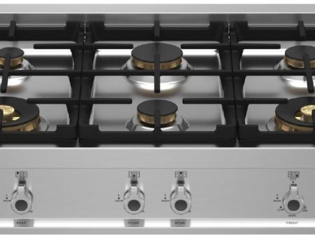 Bertazzoni | 36  Gas Rangetop 6 Brass Burners | PROF366RTBXT Fashion