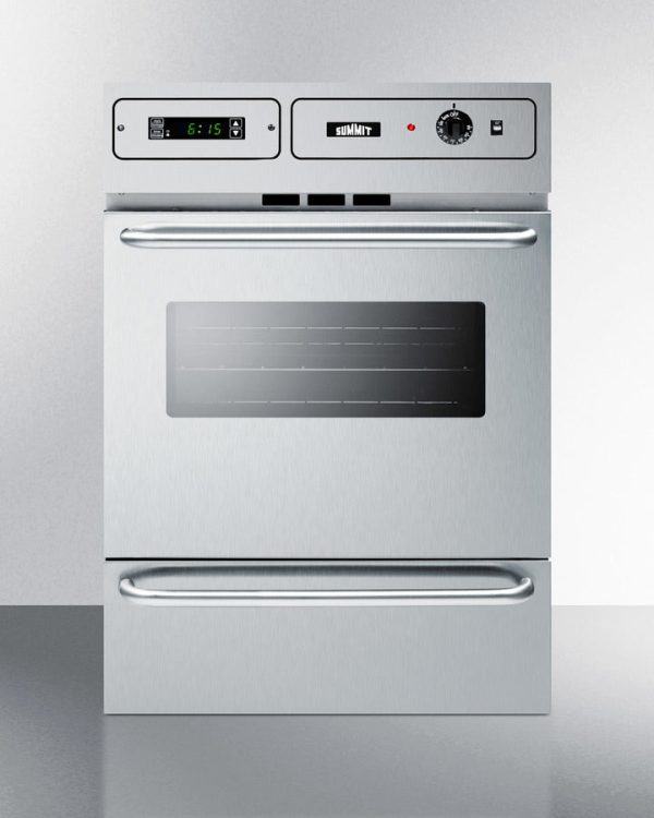 Summit - 24  Wide Electric Wall Oven | TEM788BKW Online now