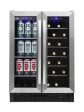 Danby - 5.2 CuFt Beverage Center, French Door Design, LED LightsBeverage Center - DBC052A1BSS Supply