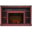 Cambridge 47 In. Electric Fireplace with Enhanced Log Insert Online now