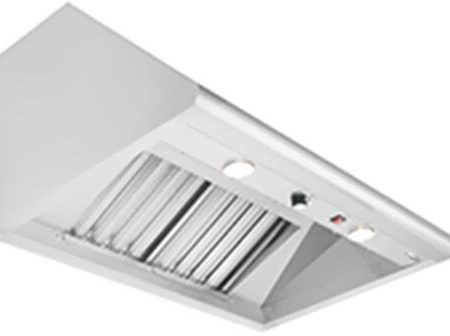 Capital Cooking - 60  Performance Series Wall Mount Ducted Hood, 1200 CFM, Halogen Lights, Stainless Steel Baffle Filter Sale