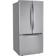 LG - 25 CF French DoorRefrigerators - LRFCS25D3S For Sale