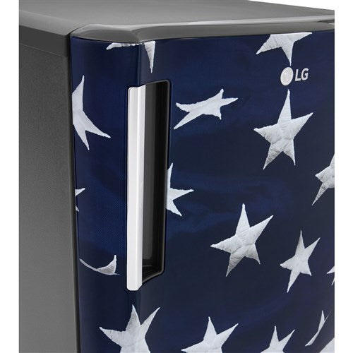 LG - 7 cuft Single Door Refrigerator with American Flag Door, 20  WidthManual-Defrost Upright - LRONC0705A Discount