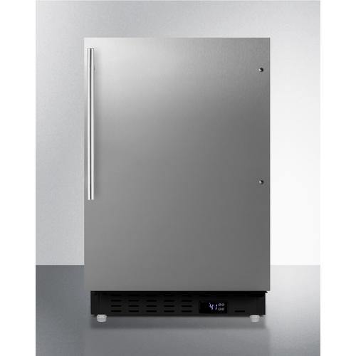 Summit - 20  3.53 cu. ft. Stainless Steel Built-In or Freestanding Freezerless Refrigerator - ADA Compliant | ALR47BSSHV Online Sale