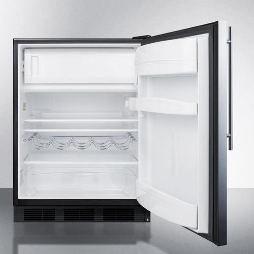 Summit 24  Wide Refrigerator-Freezer, ADA Compliant [CT663BKSSHVADA] Online Hot Sale