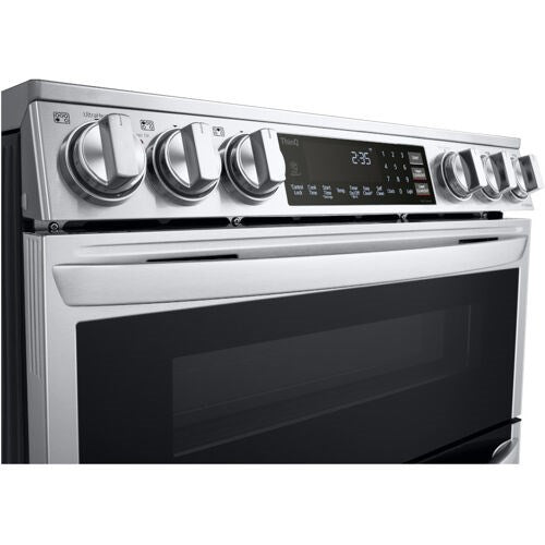 LG - 7.3 CF Smart Electric Double Oven Slide-In, ProBake, Convection, Air FryElectric Slide-in - LTEL7337F For Discount