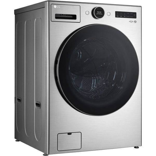 LG - 4.5 CF Ultra Large Capacity Front Load Washer with AIDD, Steam, Wi-Fi Wash Machines - WM5500HVA Sale