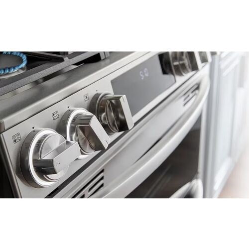 LG - 6.9 CF Smart Gas Double Slide-In, ProBake, Convection, InstaView,Air FryGas Slide-In - LTGL6937F Discount