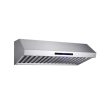 FORNO - Forno Palazzo 60  Wall Mounted Range Hood Stainless Steel Heavy-Duty Baffle Filters & Remote Control | FRHWM5030-60 Fashion