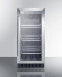 Summit - 15  Wide Built-In Beverage Center | SCR1536BG For Sale