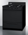 Summit - 30  Wide Gas Range, Open Burners | TNM2107C on Sale