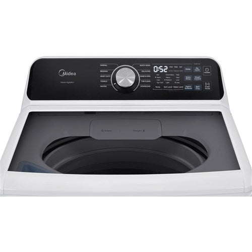 Midea - 4.5 CF Top Load Washer, Impeller, Stainless TubWash Machines - MLTW45M4BWW Hot on Sale