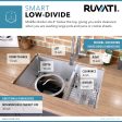 28-inch Low-Divide Undermount Tight Radius 60 40 Double Bowl 16 Gauge Stainless Steel Kitchen Sink Online Hot Sale