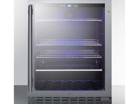 Summit - 24  Wide Built-In Beverage Cooler, ADA Compliant | [ALBV2466CSS] Hot on Sale