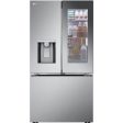 LG - 31 CF 3 Door French Door, Mirror InstaView DID with 4 Types of IceRefrigerators - LRYKS3106S Cheap