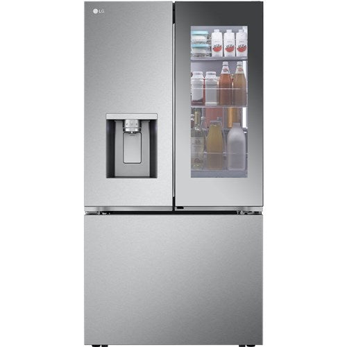 LG - 31 CF 3 Door French Door, Mirror InstaView DID with 4 Types of IceRefrigerators - LRYKS3106S Cheap