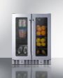 Summit -24  Built-In Dual-Zone Produce Refrigerator, ADA Compliant | ALFD24WBVPANTRY Supply