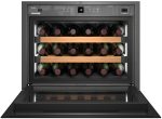 Liebherr - 24 Inch Built-in Wine Cooler with Push-to-Open - Black White Cheap