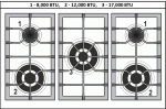 Verona - Prestige 36  Gas Single Oven Range - 5 Burners - Stainless Steel, Matte Black, White For Sale