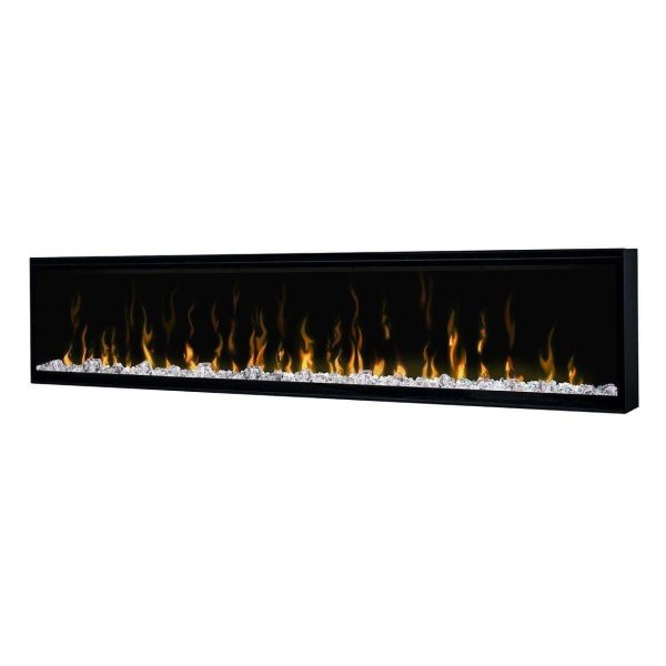 Dimplex - IgniteXL® 74-inch Built-in Linear Electric Fireplace | Black Trim | XLF74 Cheap