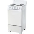 Danby - 20  Electric Range, Coil Elements,Push & Turn Safety Knobs,Manual CleanRanges - DER202W For Sale